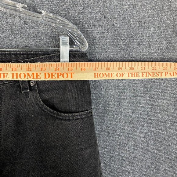 Vintage Levi's Jeans Men's 34x36 550 90s Charcoal Gray Denim Relaxed Fit Tapered - Picture 3 of 9